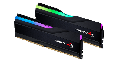 G.Skills Trident Z5 RGB 32GB (2x16GB) DDR5 PC5-51200 6400MHz CL32-39-39-102 1.40V Intel XMP 3.0 gaming ram memory - black G.Skills Trident Z5 RGB 32GB (2x16GB) DDR5 PC5-51200 6400MHz CL32-39-39-102 1.40V Intel XMP 3.0 gaming ram memory - black